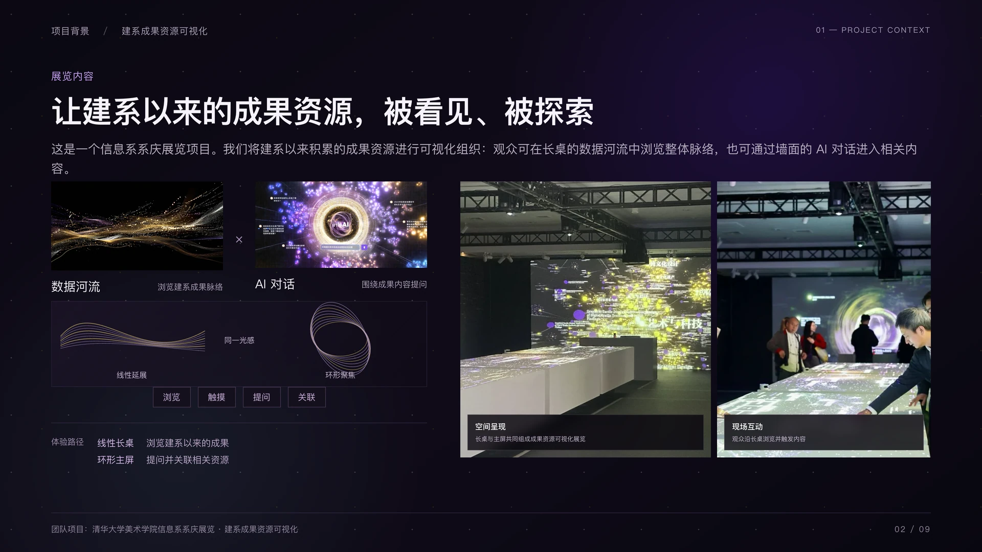 清华系庆 AI 对话设计:项目现场