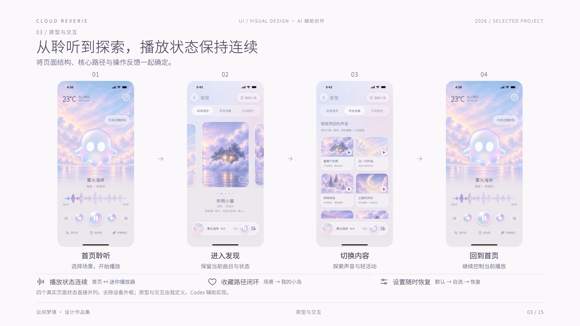 云间梦境:从聆听到探索,播放状态保持连续