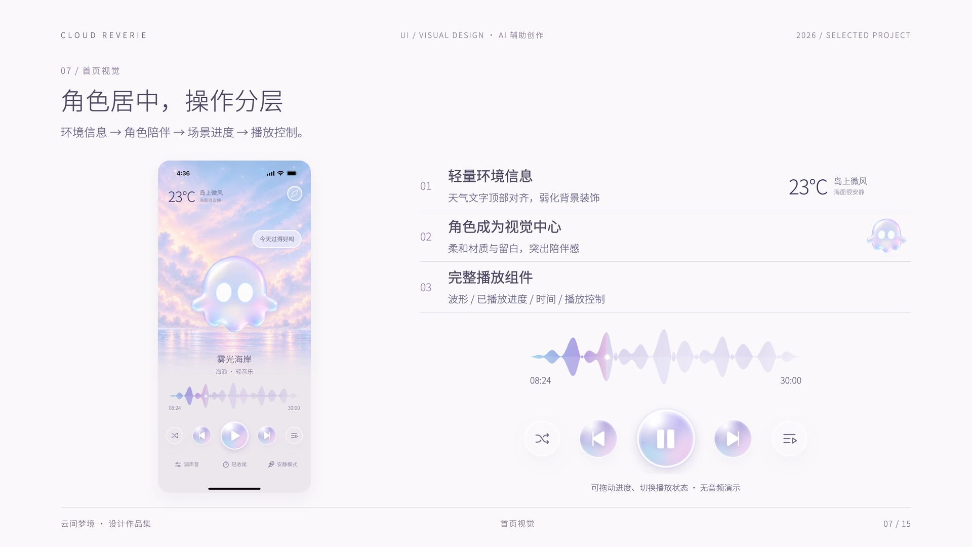 云间梦境:角色居中,操作分层